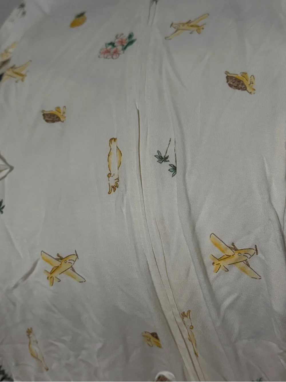 Carter’s PurelySoft Baby Sleeper 24M Airplane Pineapple Tropical NWT pajamas